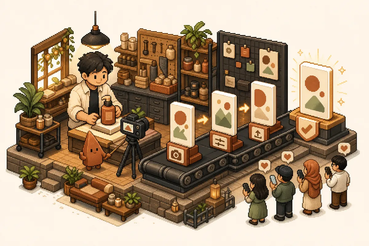Pixel-art illustration for Interior design and renovation